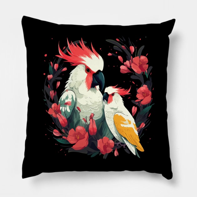 Cockatoo Fathers Day Pillow by JH Mart