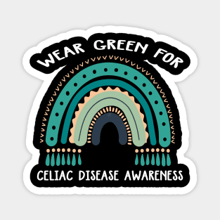 Wear Green For Celiac Disease Awareness Celiac Disease Magnet