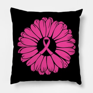 Sunflower Breast Cancer Pillow