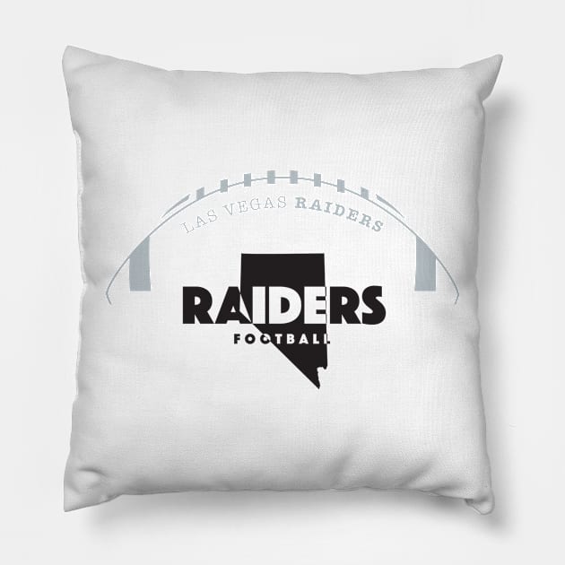 Las Vegas Raiders Pillow by Crome Studio