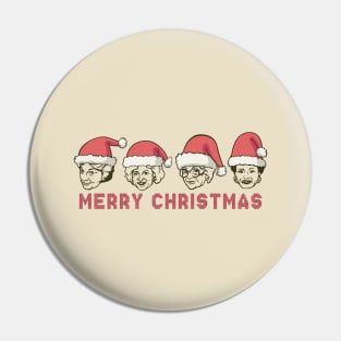 golden girls - merry chisrtmas retro Pin