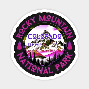Copy of vintage Rocky Mountain National Park Colorado Hiking Nature Outdoors Magnet