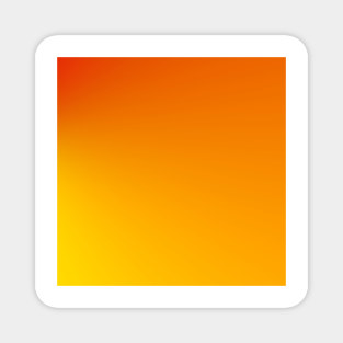orange yellow gradient Magnet