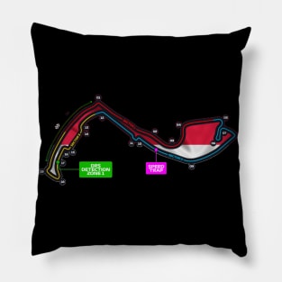 Monaco track F1 Pillow