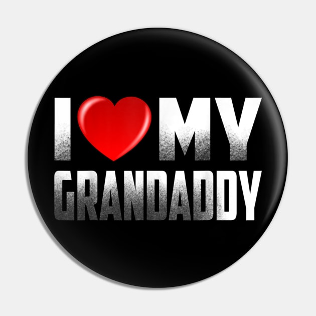 Grandpa Gifts from Grandkids I Love My Grandaddy Fathers Day Pin by Jennifer Wirth