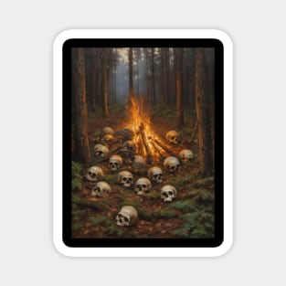 Skulls in the Woods Magnet