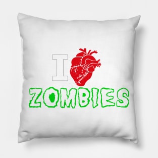 I love zombies Pillow