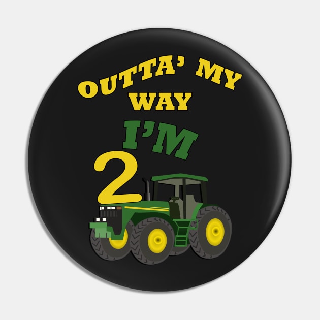 Birthday 2 Year Old Cards & Gifts Two I’m Two Tractor Birthday Party Theme Farm Pin by tamdevo1