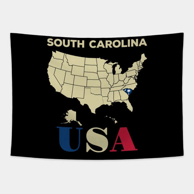 South carolina Tapestry by Cuteepi