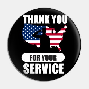 not just today but every single day thank you veterans Pin