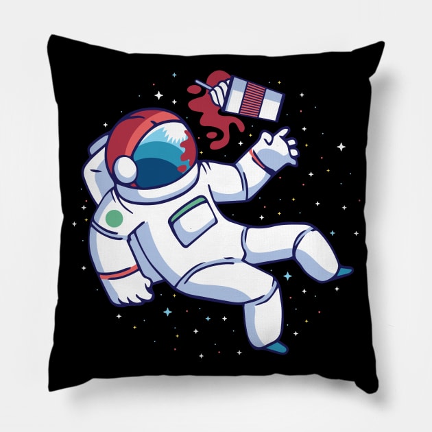 Astronaut Frappuccino Pillow by BamBam