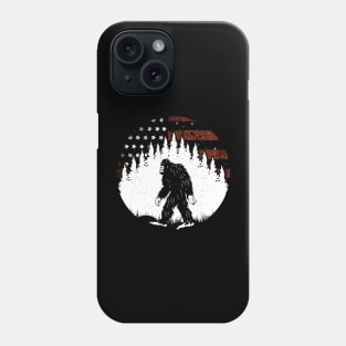 Bigfoot American Flag Phone Case