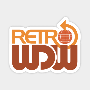 RetroWDW Stacked Logo Magnet