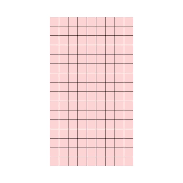 Pink and Black Square by artforrart