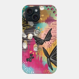 Painted Butterflies Phone Case