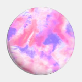 Vibrant Pink and Purple Tie-Dye Pin