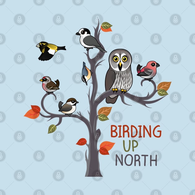 Birding Up North by birdorable