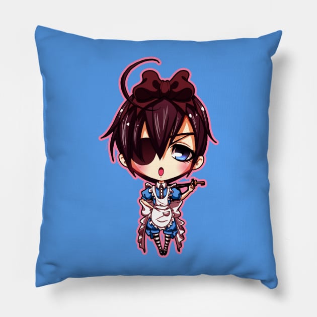 Ciel in Wonderland Pillow by DasGnomo