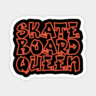 Skateboard Queen Magnet