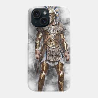 Greek hoplite Phone Case