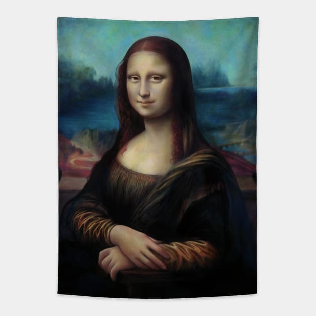 Mona Lisa Tapestry by Alina_XA