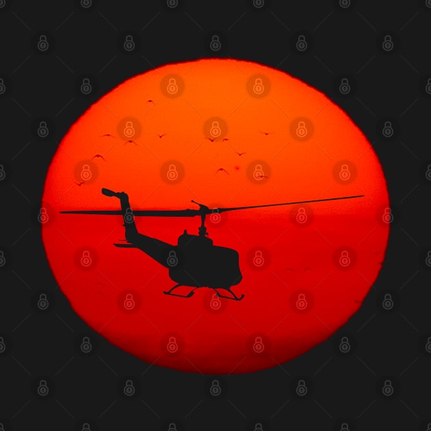 Vietnam Helicopter Sunset by Suprise MF