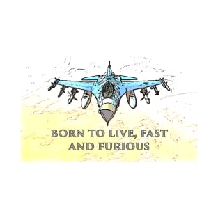 Fighter Jet Born s6h5 T-Shirt