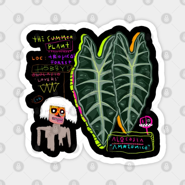 Alocasia Amazonica Magnet by King_Arief