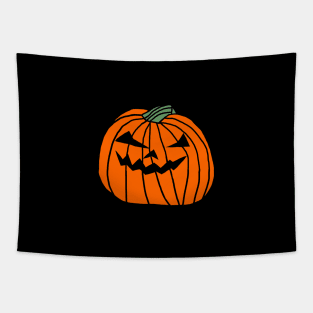 Back Print Big Halloween Horror Pumpkin Tapestry