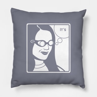 It's Wednesday my dudes for meme lovers negative space Pillow