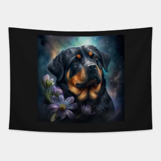 Rottweiler Portrait Tapestry