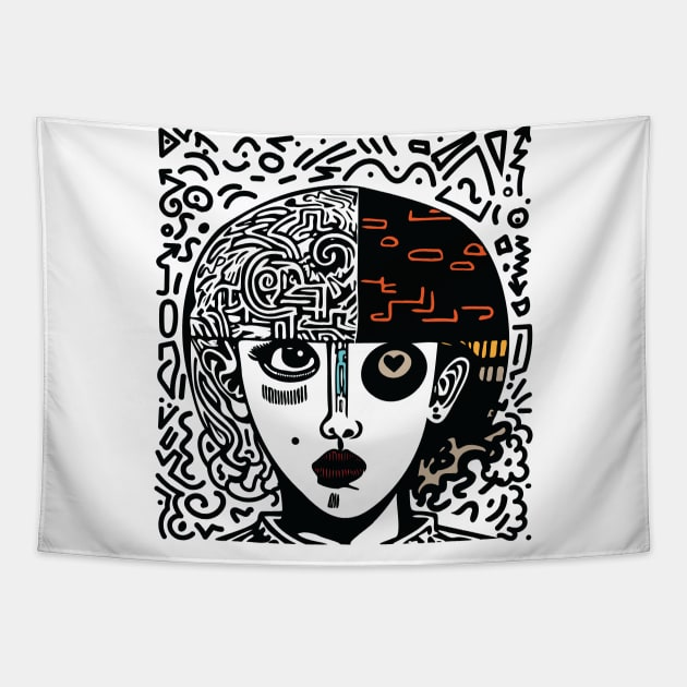 Bad Hair Day Tapestry by Chrisseee