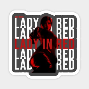 Ada - The Lady in Red Magnet