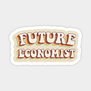 Future Economist - Groovy Retro 70s Style Magnet