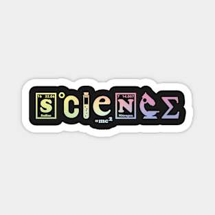 Scientific Symbols Science Magnet