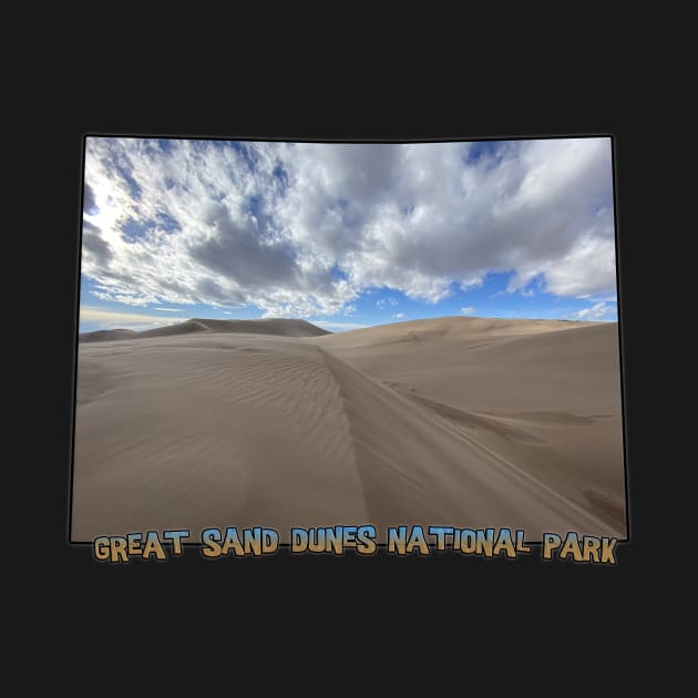 Colorado State Outline (Great Sand Dunes National Park) by gorff