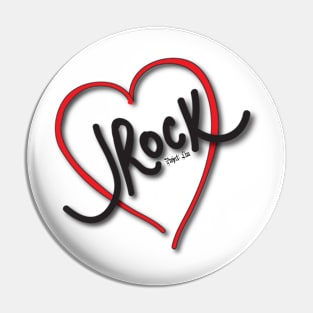 JRock Heart - White Pin