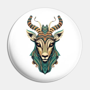 Discovering the beauty of nature through this majestic deer illustration Pin