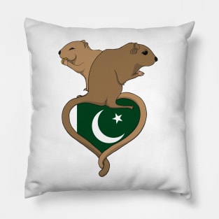 Gerbil Pakistan (light) Pillow