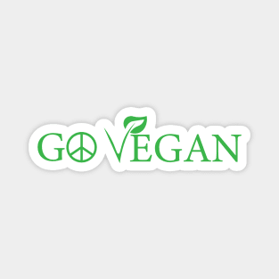 GO VEGAN Magnet