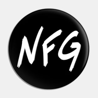 NFG White B Pin