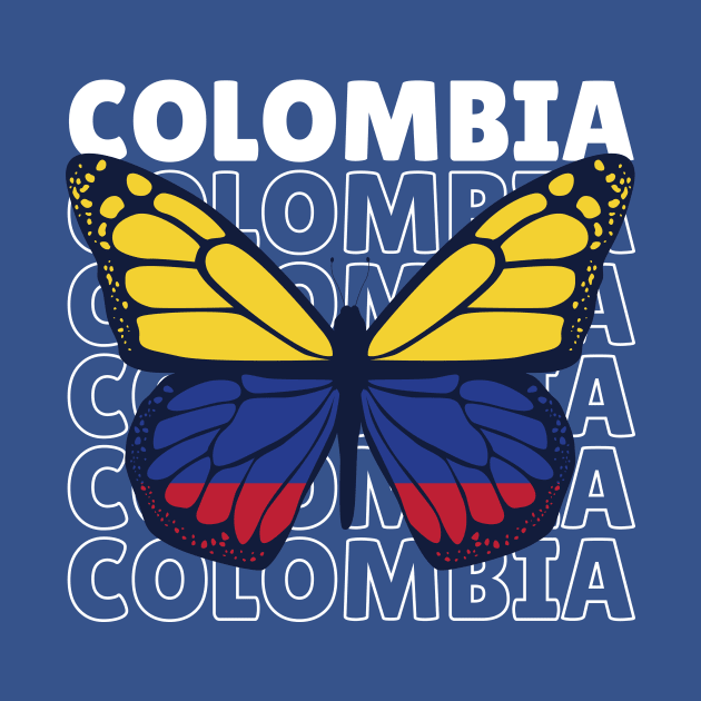 I Love Colombia // Colombian Flag // Colombia Pride by SLAG_Creative