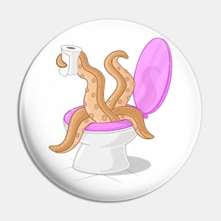 Toilet Monster Pin