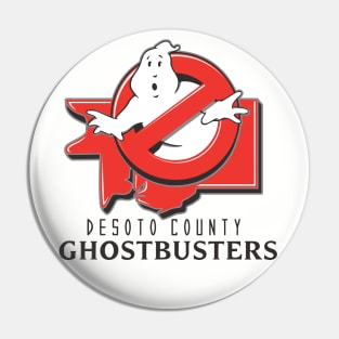 Desoto County Ghostbuters_Main Logo (Dark Lettering) Pin