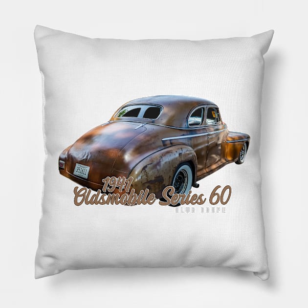 1941 Oldsmobile Series 60 Club Coupe Pillow by Gestalt Imagery