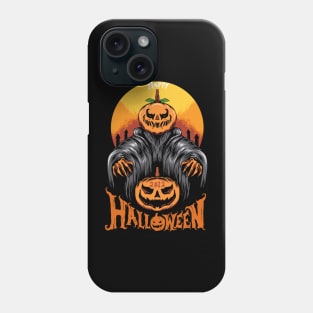 Halloween pumpkin ghost Phone Case