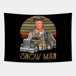 Vintage Snow Man Day Gift For Men Women Tapestry