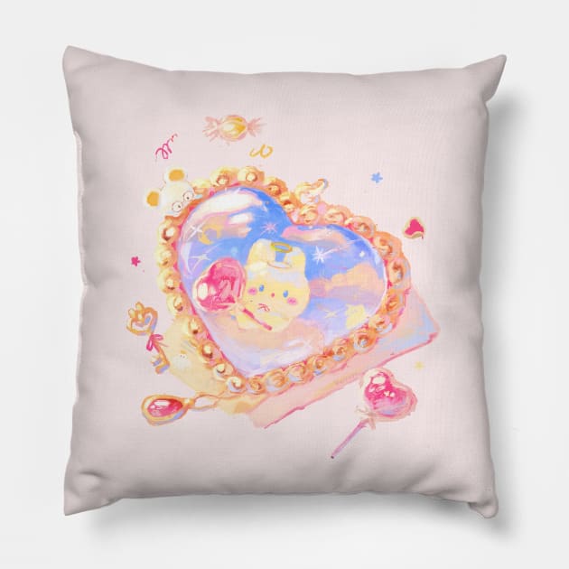 Heart Pendant Pillow by happyyu