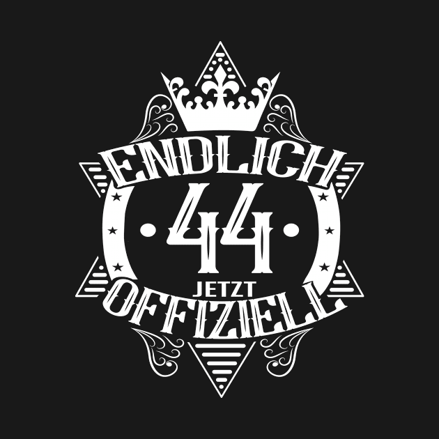 44 Geburtstag jetzt endlich offiziell by HBfunshirts