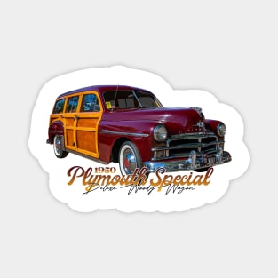 1950 Plymouth Special Deluxe Woody Wagon Magnet